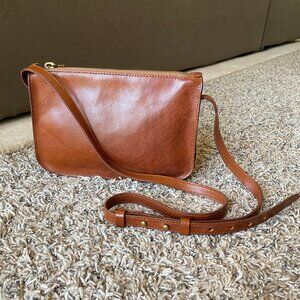 Madewell Simple Crossbody Bag English Saddle